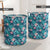 Hawaii Tropical Monstera Leaf Blue Hawaii Laundry Basket AH - Polynesian Pride