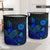 Tahiti Laundry Basket - Polynesian Turtle Hibiscus Blue - Polynesian Pride