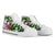 Marshall Islands High Top Shoes White - Turtle Plumeria Banana Leaf - Polynesian Pride