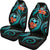 Polynesian Hawaii Car Seat Covers - Turquoise Plumeria - Polynesian Pride