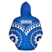 Samoa Polynesian Tribal Pattern All Over Zip up Hoodie - Polynesian Pride