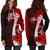 Yap Polynesian Hoodie Dress - Coat Of Arm With Hibiscus - Polynesian Pride