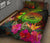 American Samoa Polynesian Quilt Bed Set - Hibiscus and Banana Leaves - Polynesian Pride