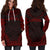 French Polynesia Women's Hoodie Dress - Polynesian Red Chief - Polynesian Pride