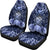 Hawaii Turtle Hibiscus Blue Car Set Cover - Hac Style - AH Universal Fit Blue - Polynesian Pride