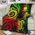 Samoa Polynesian Premium Blanket - Reggae Tentacle Turtle - Polynesian Pride