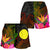 Palau Polynesian Women's Shorts - Hibiscus and Banana Leaves - Polynesian Pride