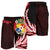 Tonga Men's Shorts - Wings Style Black - Polynesian Pride