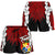 Tonga Polynesian Women's Shorts - Tribal Wave Tattoo Flag Color - Polynesian Pride