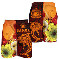Samoa Men's Shorts - Tribal Tuna Fish - Polynesian Pride