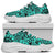 Polynesian Kakau Turtle Turquoise Chunky Sneakers - Polynesian Pride