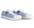 Mate Ma'a Tonga Rugby Low Top Shoe Polynesian Creative Style - Blue - Polynesian Pride