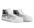 Kosrae State High Top Shoes - White Color Symmetry Style - Polynesian Pride