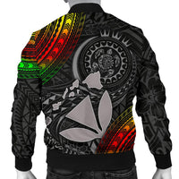 Polynesian Hawaii Men's Bomber Jacket - Kanaka Maoli Hawaiian Map - Polynesian Pride