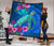 Hawaii Honu Aumakua Sea Hibiscus Premium Quilt - Nin Style - Polynesian Pride
