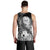 Tahiti Custom Personalised Men's Tank Top - Humpback Whale with Tropical Flowers (White) - Polynesian Pride