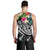 Tonga Polynesian Men's Tank Top - Summer Plumeria (Black) - Polynesian Pride