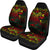 Kosrae Car Seat Covers - Kosrae Flag Turtle Hibiscus Reggae - Polynesian Pride