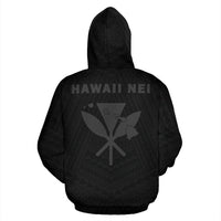 Hawaii Kanaka Polynesian Hoodie Grey - Polynesian Pride