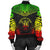 Niue Polynesian Chief Women'S Bomber Jacket - Reggae Version - Polynesian Pride
