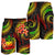 Samoa Polynesian Men Shorts - Reggae Plumeria - Polynesian Pride