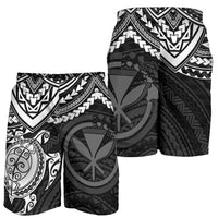 Polynesian Hawaii Short (Men) - White Turtle - Polynesian Pride