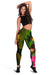 Federated States of Micronesia Polynesian Leggings - Hibiscus and Banana Leaves - Polynesian Pride