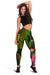 Fiji Polynesian Personalised Women's Leggings - Hibiscus and Banana Leaves - Polynesian Pride