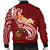 American Samoa Men's Bomber Jacket - AS Seal Polynesian Patterns Plumeria - Polynesian Pride