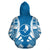 Yap All Over Custom Zip up Hoodie Blue Flag Tattoo Style - Polynesian Pride