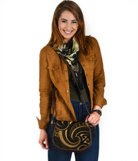 New Zealand Maori Mangopare Saddle Bag Polynesian - Gold - Polynesian Pride