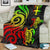 Fiji Polynesian Premium Blanket - Reggae Tentacle Turtle - Polynesian Pride