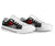 American Samoa Polynesian Low Top Shoes - Polynesian Turtle (Red) - Polynesian Pride