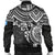 Fiji Polynesian Bomber Jacket (Men) - White Turtle - Polynesian Pride