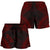 Norfolk Island Women's Shorts - Polynesian Chief Red Version - Polynesian Pride