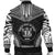 Niue Polynesian Chief Men's Bomber Jacket - Black Version - Polynesian Pride
