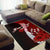 Kosrae Polynesian Custom Personalised Area Rug - Coat Of Arm With Hibiscus - Polynesian Pride