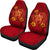 Hawaii Turtle Polynesian Car Seat Cover - Oil Style Universal Fit Red - Polynesian Pride