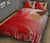 American Samoa Polynesian Quilt Bed Set - Bald Eagle (Red) - Polynesian Pride