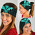 Hawaii Kanaka Map Kakau Bandana 3 - Pack - Turquoise - Polynesian Pride