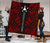 Austral Islands Premium Quilt - Austral Islands Flag Polynesian Red Tattoo (Dark Red) - Polynesian Pride