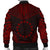 Cook Islands Polynesian Chief Men's Bomber Jacket - Red Version - Polynesian Pride