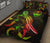 Guam Polynesian Quilt Bed Set - Turtle With Blooming Hibiscus Reggae - Polynesian Pride