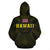 Polynesian Kamapuaa Flag of Hawaii Zip Hoodie Yellow Hawaiian Mythology Style - Polynesian Pride