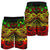 Chuuk Men's Shorts - Reggae Shark Polynesian Tattoo - Polynesian Pride