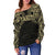 Tahiti Spirit Off Shoulder Sweater A6 - Polynesian Pride