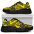 Polynesian Plumeria Mix Yellow Black Chunky Sneakers - Polynesian Pride