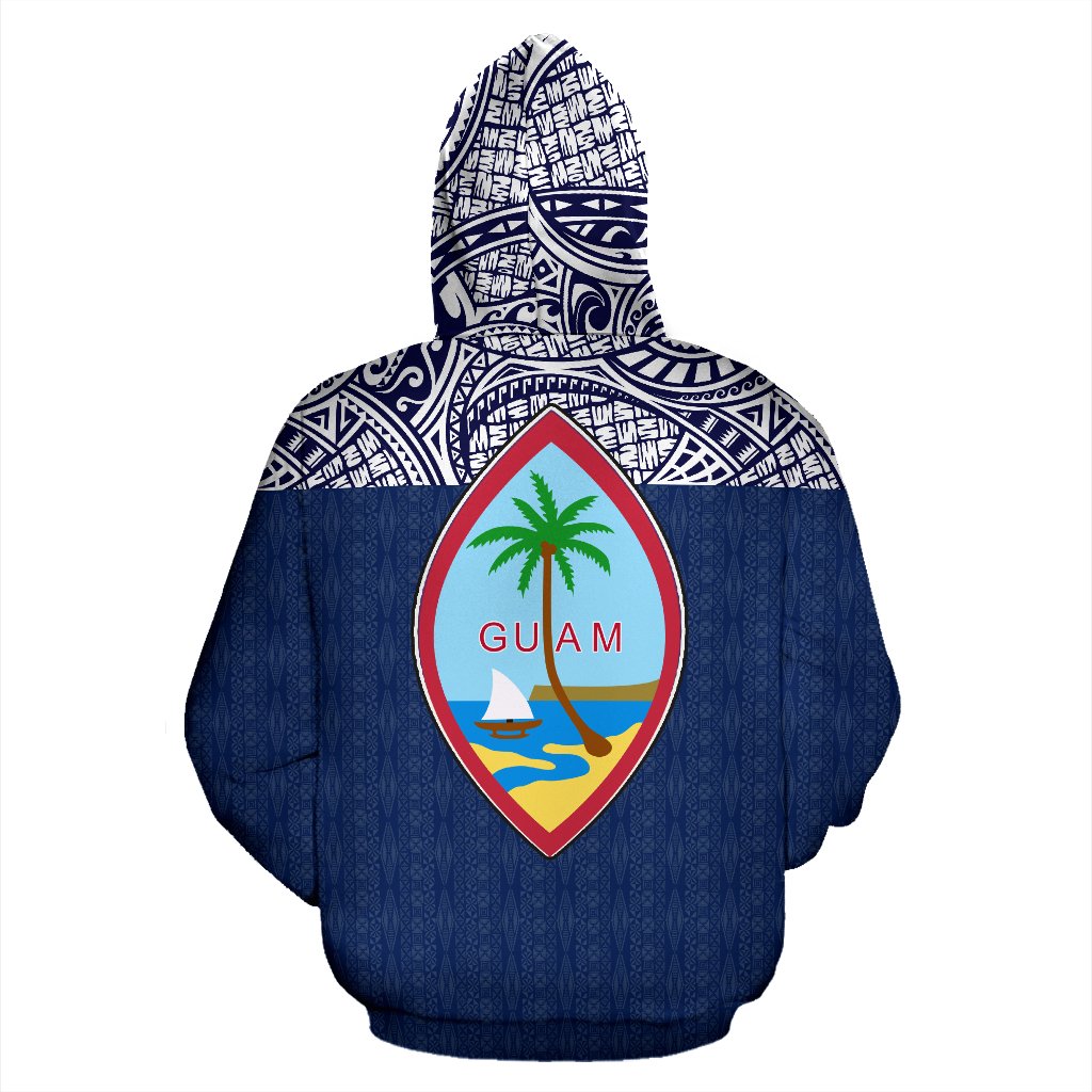 Guam All Over Hoodie Polynesian Hoodie Version - Polynesian Pride