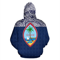 Guam All Over Hoodie Polynesian Hoodie Version - Polynesian Pride