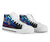 Marshall Islands Custom Personalised High Top Shoes Blue - Vintage Tribal Mountain - Polynesian Pride